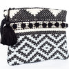 Dimandi Kourelou Clutch - Black & Grey