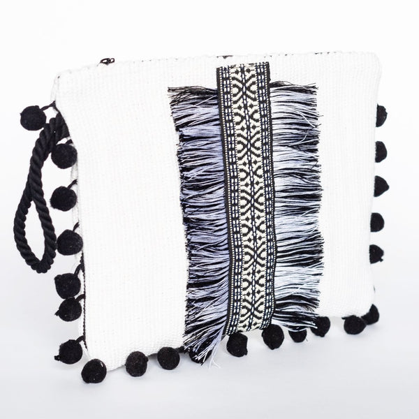 Anafi Kourelou Bag - White & Black