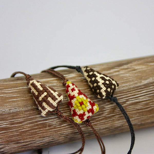 Pitsiriki Embroidered Bracelet