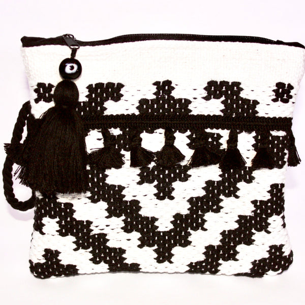 Sifnos Kourelou Bag - White & Black