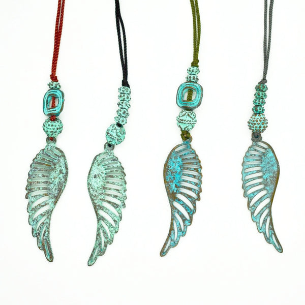 Bronze Wing Necklace